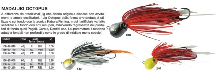 MADAI JIG OCTOPUS 60gr G-RBL