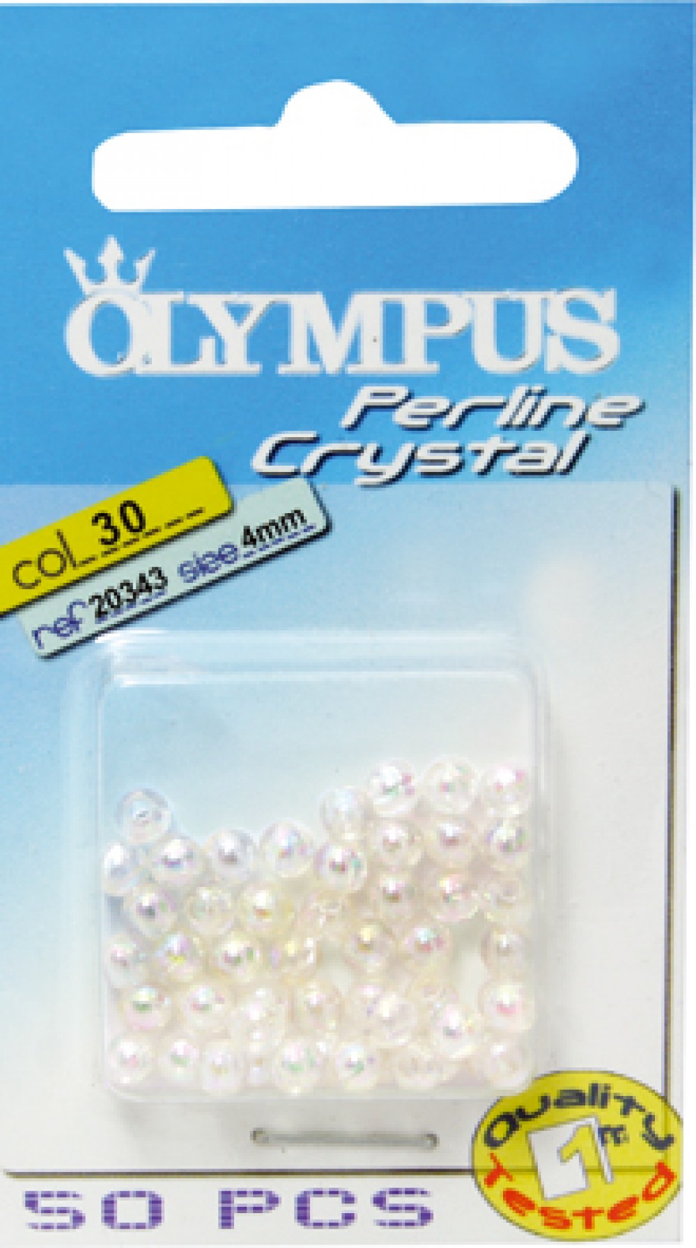 PERLINE CRYSTAL 4mm - 50 pz - colore 30