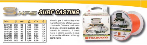 XPS SURF CASTING 300mt - 0,203